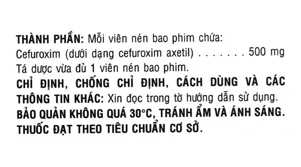 Zanimex 500 trị nhiễm khuẩn (2 vỉ x 5 viên)