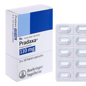 Pradaxa 110mg phòng và trị huyết khối (3 vỉ x 10 viên)