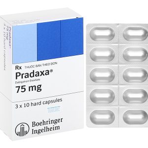 Pradaxa 75mg phòng ngừa đột quỵ, tai biến (3 vỉ x 10 viên)