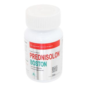 Prednisolon Boston 5mg trị các rối loạn viêm và dị ứng lọ 200 viên