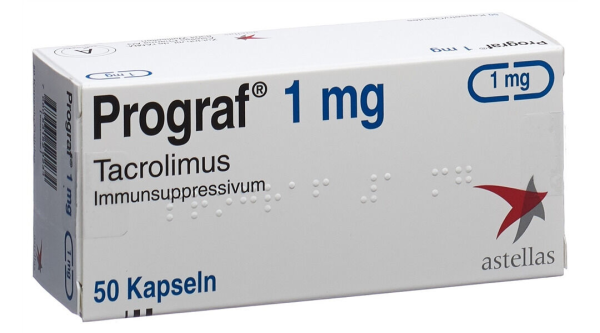 Prograf 1mg phòng ngừa thải ghép ở bệnh nhân ghép thận hoặc gan (5 vỉ x 10 viên)