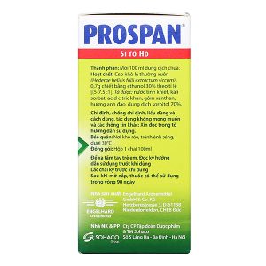 Siro Prospan trị ho, viêm phế quản chai 100ml