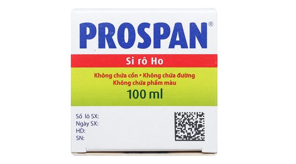 Siro Prospan trị ho, viêm phế quản chai 100ml