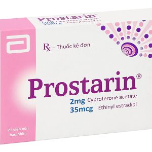 Prostarin giảm androgen, ngăn chặn một số biểu hiện cường androgen (1 vỉ x 21 viên)