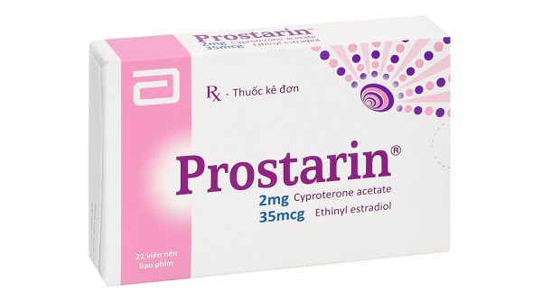 Prostarin giảm androgen, ngăn chặn một số biểu hiện cường androgen (1 vỉ x 21 viên)