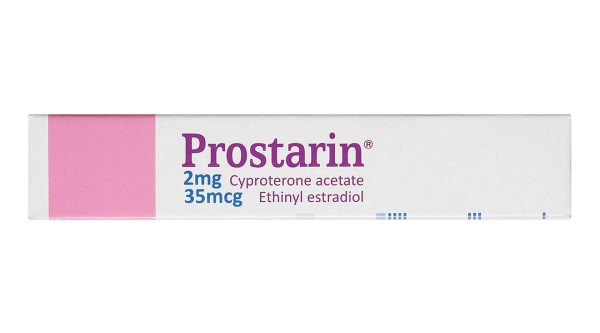 Prostarin giảm androgen, ngăn chặn một số biểu hiện cường androgen (1 vỉ x 21 viên)