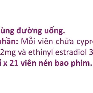 Prostarin giảm androgen, ngăn chặn một số biểu hiện cường androgen (1 vỉ x 21 viên)