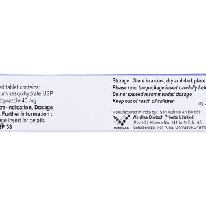 Protomac-40 trị trào ngược dạ dày, thực quản (3 vỉ x 10 viên)