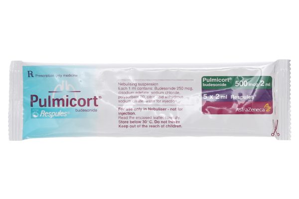 Hỗn dịch khí dung Pulmicort Respules 500mcg/2ml trị hen phế quản (20 ống x 2ml)