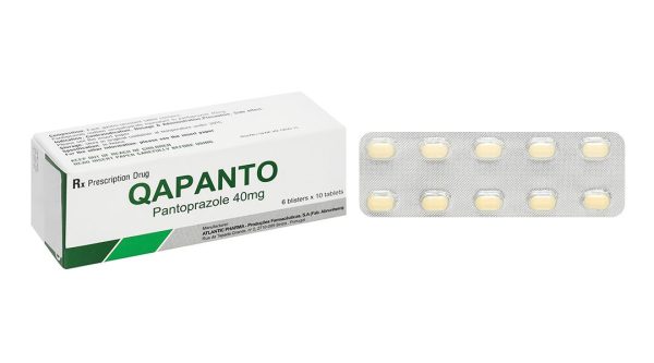 Qapanto 40mg trị loét dạ dày, tá tràng (6 vỉ x 10 viên)