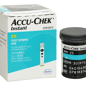 Que thử đường huyết Accu-Chek Instant hộp 25 que