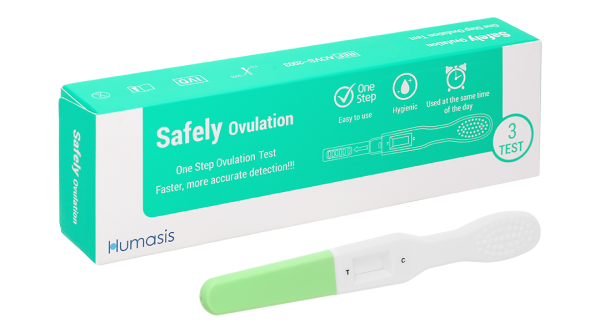 Que thử rụng trứng Safely Ovulation hộp 3 que thử