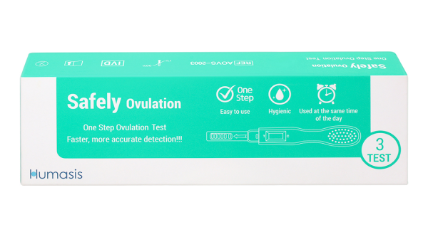 Que thử rụng trứng Safely Ovulation hộp 3 que thử