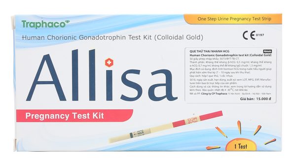 Que thử thai Allisa Pregnancy Test Kit hộp 1 test