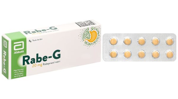 Rabe-G 20mg điều trị trào ngược dạ dày - thực quản (3 vỉ x 10 viên)