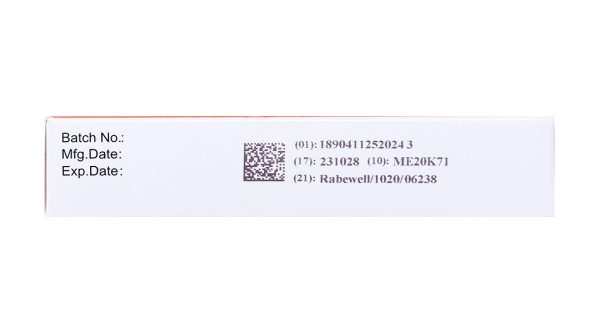 Rabewell-20 trị trào ngược dạ dày, thực quản (3 vỉ x 10 viên)