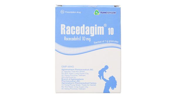 Thuốc cốm Racedagim 10 trị tiêu chảy cấp ở trẻ em (10 gói x 1g)