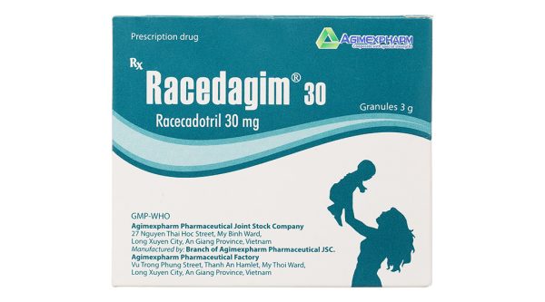 Thuốc cốm Racedagim 30 trị tiêu chảy cấp ở trẻ nhỏ trên 3 tháng tuổi (25 gói x 3g)