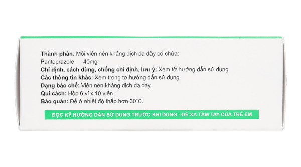 Redbama 40mg trị viêm loét dạ dày tá tràng (6 vỉ x 10 viên)