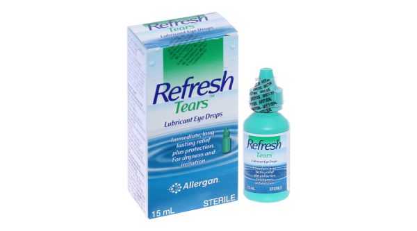 Dung dịch nhỏ mắt Refresh Tears 0.5% giảm kích ứng mắt, khô mắt lọ 15ml