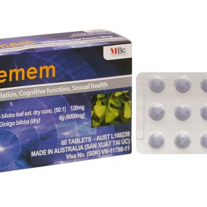 PM Remem trị suy tuần hoàn não, cải thiện trí nhớ (4 vỉ x 15 viên)