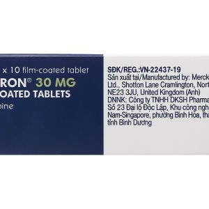 Remeron 30mg trị các đợt trầm cảm nặng (3 vỉ x 10 viên)