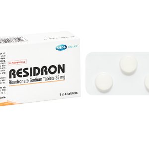 Residron 35mg điều trị và ngăn ngừa loãng xương (1 vỉ x 4 viên)