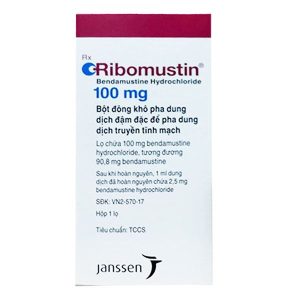 Bột pha tiêm Ribomustin 100mg điều trị bệnh bạch cầu lympho mạn lọ 100mg