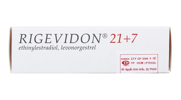 Rigevidon 21+7 thuốc tránh thai hằng ngày (3 vỉ x 28 viên)