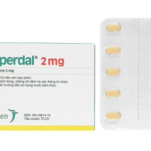 Risperdal 2mg trị tâm thần phân liệt (6 vỉ x 10 viên)
