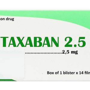 Ritaxaban 2.5 dự phòng biến cố xơ vữa động mạch (1 vỉ x 14 viên)