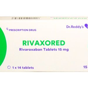 Rivaxored 15mg phòng ngừa đột quỵ, điều trị huyết khối tĩnh mạch sâu (1 vỉ x 14 viên)