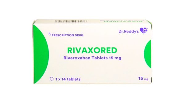 Rivaxored 15mg phòng ngừa đột quỵ, điều trị huyết khối tĩnh mạch sâu (1 vỉ x 14 viên)