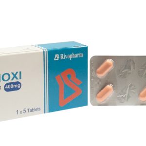 Rivomoxi 400mg trị nhiễm khuẩn (1 vỉ x 5 viên)