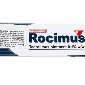 Thuốc mỡ bôi da Rocimus 0.1% trị chàm thể tạng tuýp 10g