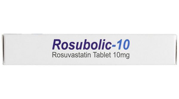 Rosubolic-10 điều trị tăng cholesterol máu (3 vỉ x 10 viên)
