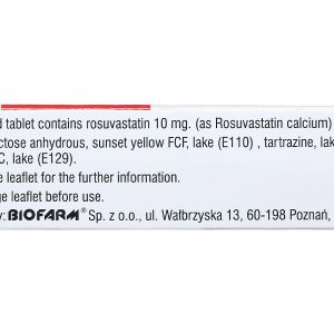 Rosutrox 10mg trị tăng cholesterol trong máu (4 vỉ x 7 viên)
