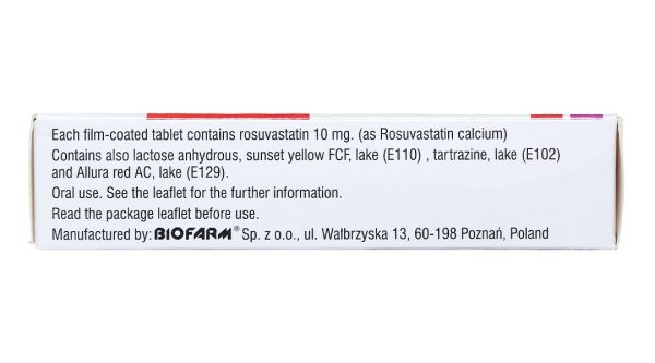 Rosutrox 10mg trị tăng cholesterol trong máu (4 vỉ x 7 viên)