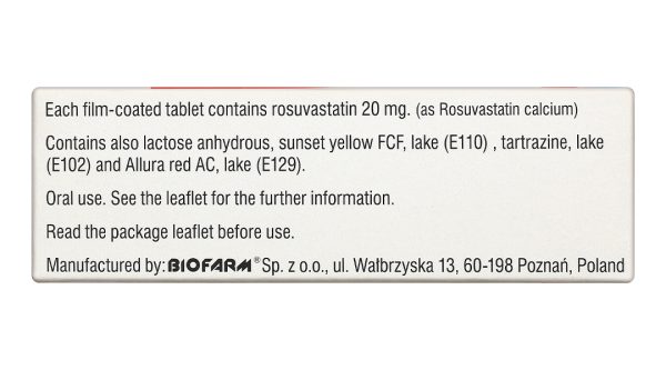 Rosutrox 20mg điều trị rối loạn lipid máu, phòng ngừa biến cố tim mạch (4 vỉ x 7 viên)