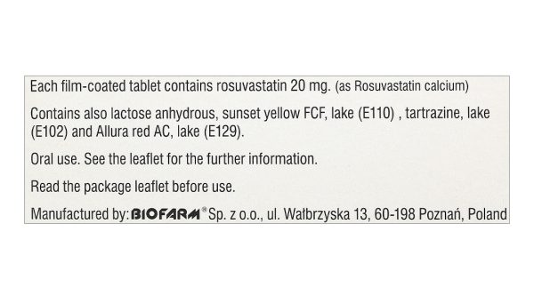 Rosutrox 20mg điều trị rối loạn lipid máu, phòng ngừa biến cố tim mạch (4 vỉ x 7 viên)