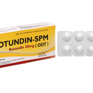 Rotundin-SPM 30mg giúp giảm lo âu, căng thẳng (3 vỉ x 10 viên)