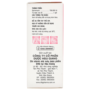 Bột pha hỗn dịch uống Rovas 0.75M trị nhiễm khuẩn (24 gói x 3g)