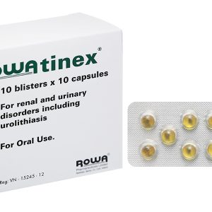 Rowatinex phòng và trị sỏi niệu, sỏi thận (10 vỉ x 10 viên)