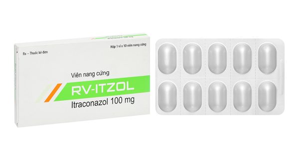 RV-Itzol 100mg trị và phòng ngừa nhiễm nấm (1 vỉ x 10 viên)