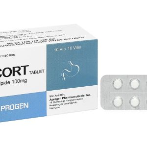 S-Cort Tablet 100mg trị loét dạ dày, cải thiện tổn thương niêm mạc (10 vỉ x 10 viên)