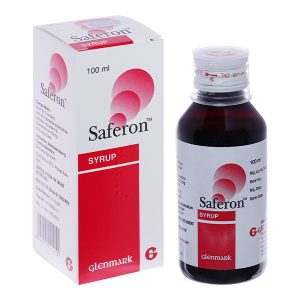 Siro Saferon 50mg/5ml trị thiếu máu, thiếu sắt chai 100ml