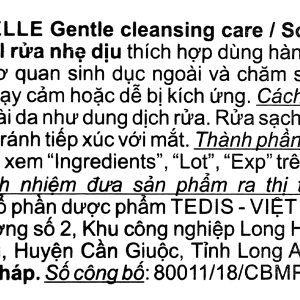 Dung dịch vệ sinh phụ nữ Saforelle cho da nhạy cảm chai 100ml