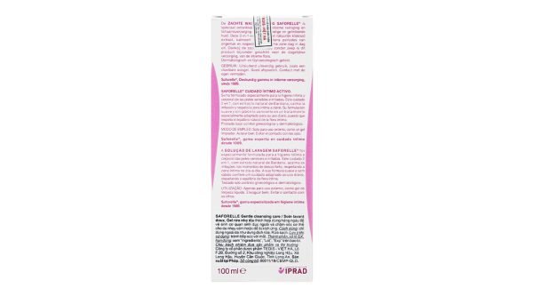 Dung dịch vệ sinh phụ nữ Saforelle cho da nhạy cảm chai 100ml