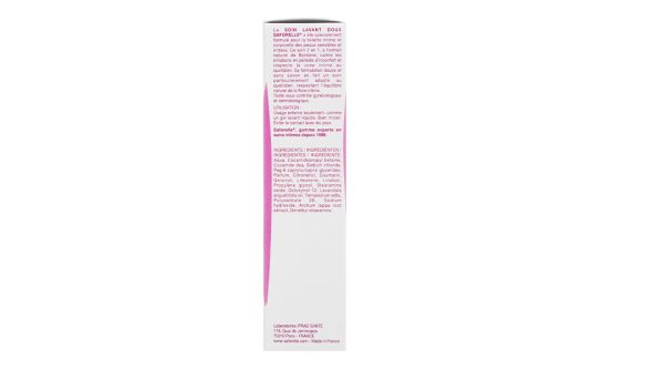 Dung dịch vệ sinh phụ nữ Saforelle cho da nhạy cảm chai 100ml