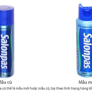 Xịt giảm đau Salonpas Jet Spray giảm đau, kháng viêm cơ khớp chai 118ml